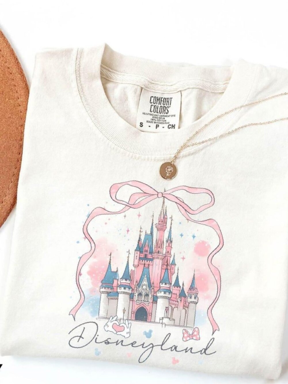 Comfort Colors Castle Coquette Bow Shirt, Disney Shirt, Magic Kingdom T Shirt - Picture 1 of 1